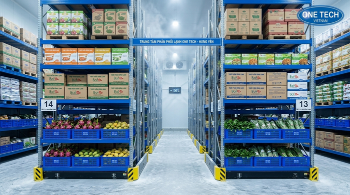 Kệ kho lạnh Hưng Yên cho kho công nghiệp Kệ kho lạnh Hưng Yên dùng trong kho bảo quản thực phẩm và nông sản