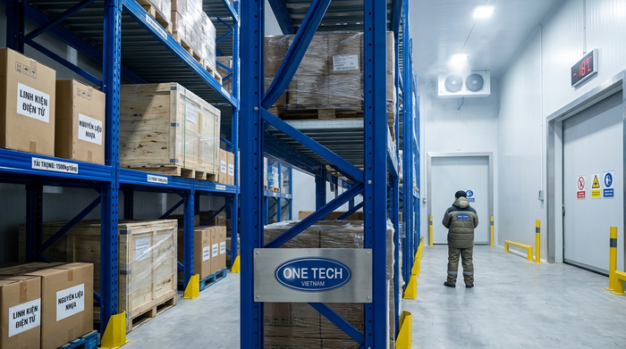 Kệ kho lạnh công nghiệp bằng thép sơn tĩnh điện Kệ kho lạnh công nghiệp bằng thép sơn tĩnh điện cho nhà xưởng Hưng Yên