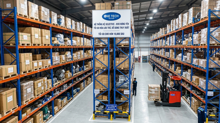 Kệ pallet Selective Hưng Yên Kệ pallet Selective cho kho nhiều mã hàng tại Hưng Yên