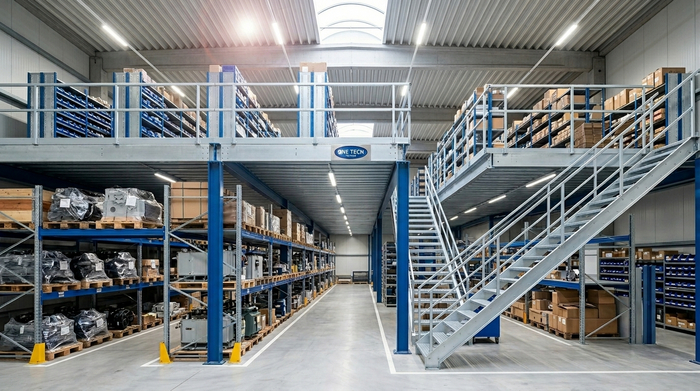 Kệ sàn mezzanine giúp tối ưu diện tích kho hàng