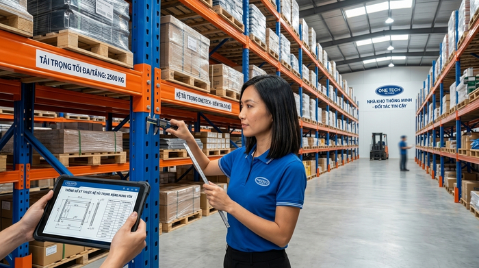 Kiểm tra tải trọng kệ pallet trước khi báo giá Kiểm tra tải trọng kệ pallet trước khi báo giá tại Hưng Yên