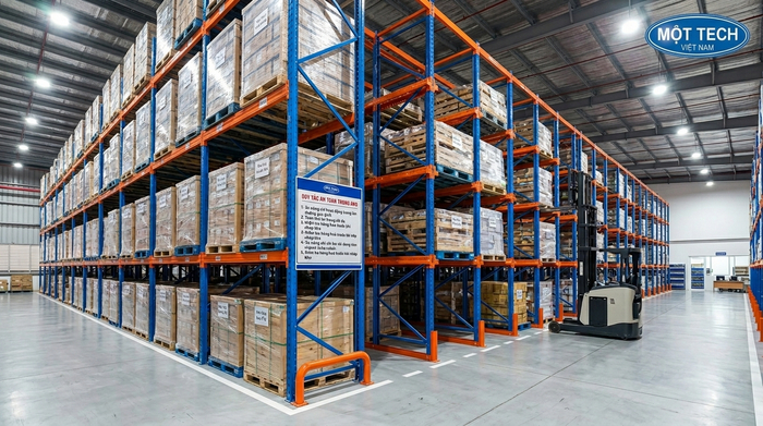 Mẫu kệ drive in nhiều tầng lưu trữ pallet Mẫu kệ drive in nhiều tầng lưu trữ pallet