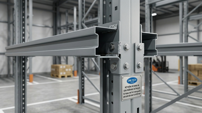 Ray đỡ pallet kệ drive in Ray đỡ pallet trong hệ thống kệ drive in