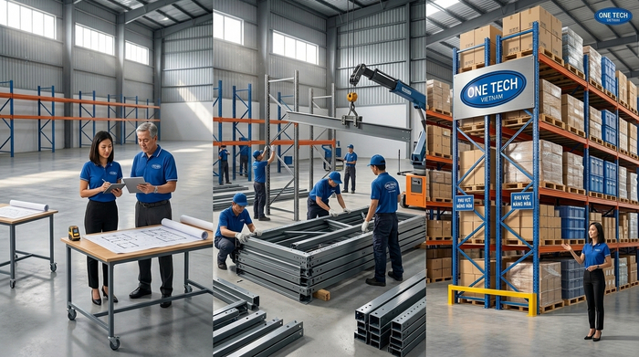 Quy trình lắp đặt kệ pallet Hưng Yên Quy trình lắp đặt kệ pallet Hưng Yên từ khảo sát đến nghiệm thu