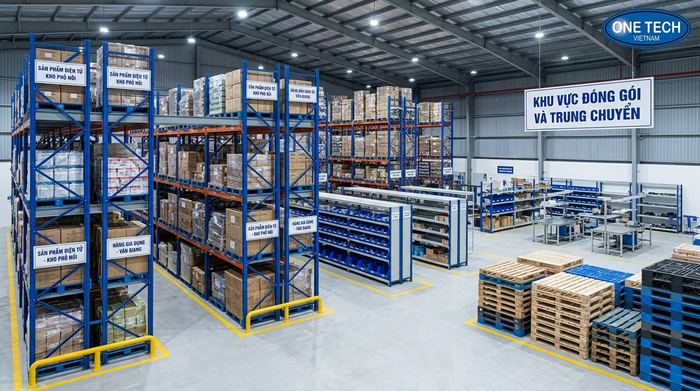 Khu vực triển khai kho trung chuyển tại Phố Nối Yên Mỹ Văn Giang Hưng Yên