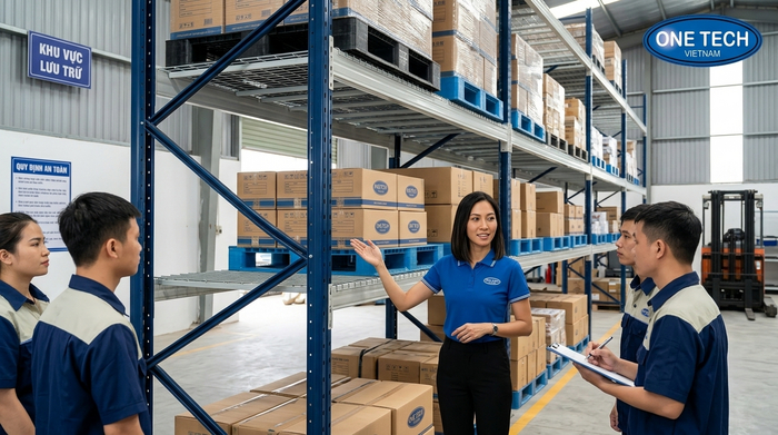 Bàn giao kệ kho kèm hướng dẫn sử dụng và bảo trì Bàn giao kệ kho và hướng dẫn quy trình vận hành an toàn tại Hưng Yên
