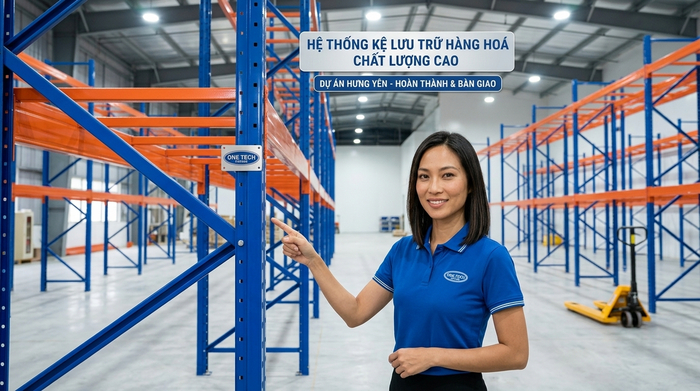 Bàn giao kệ Selective Hưng Yên sau nghiệm thu Bàn giao hệ thống kệ Selective Hưng Yên sau nghiệm thu