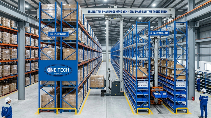 Các cấu hình Stacker-Crane cho kho công nghiệp Các loại Stacker-Crane phù hợp cho kho công nghiệp Hưng Yên