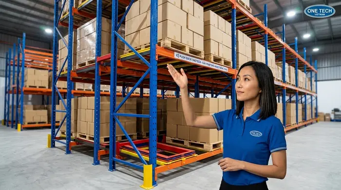 Câu hỏi thường gặp khi chọn mua và lắp đặt kệ push back Hưng Yên