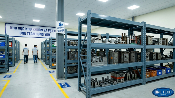 Kệ khuôn tải trung tối ưu diện tích kho Kệ khuôn tải trung cho xưởng sản xuất tại Hưng Yên