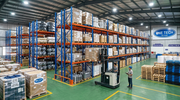 Kệ Selective Hưng Yên cho kho công nghiệp Kệ Selective Hưng Yên trong kho công nghiệp sử dụng xe nâng pallet