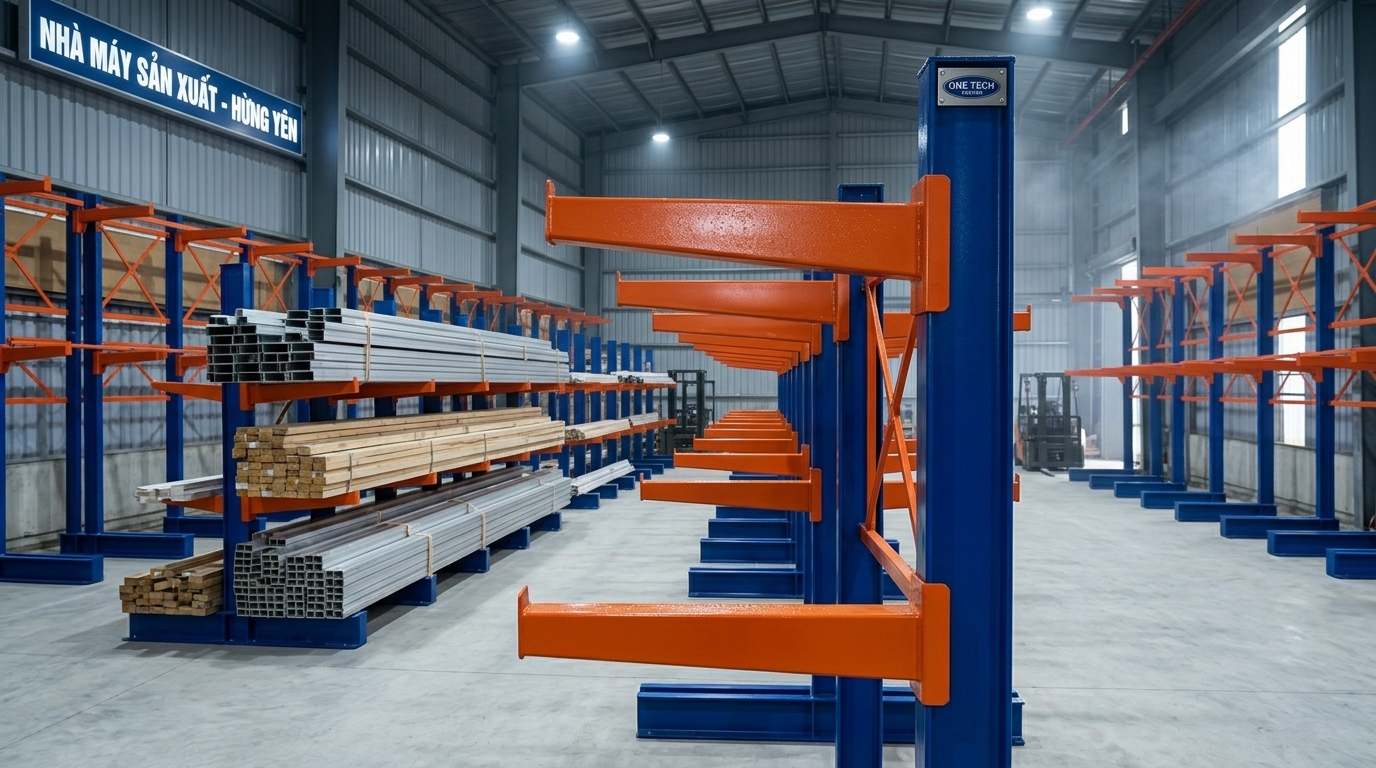 Lớp sơn kệ tay đỡ chống ẩm cho kho hàng Hưng Yên