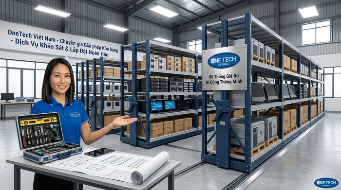 Quy trình lắp đặt Kệ kho di động Hưng Yên từ khảo sát đến bàn giao