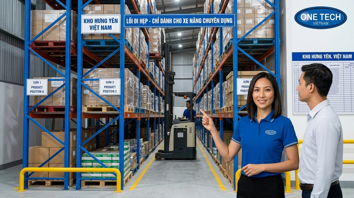 Tư vấn kệ narrow aisle Hưng Yên OneTech Tư vấn Kệ Narrow Aisle Hưng Yên bởi Kệ kho hàng Hưng Yên trực thuộc OneTech