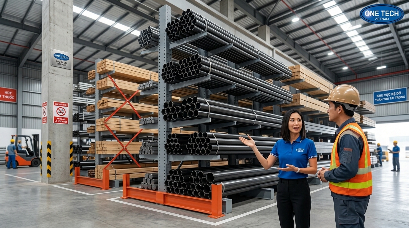 Tư vấn kệ tay đỡ Hưng Yên tại Kệ kho hàng Hưng Yên OneTech Group