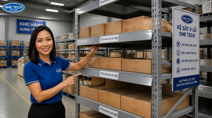Kệ kho chịu ẩm Hưng Yên với bề mặt sơn tĩnh điện