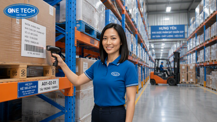 Kệ Selective lưu trữ pallet dược phẩm tại Hưng Yên