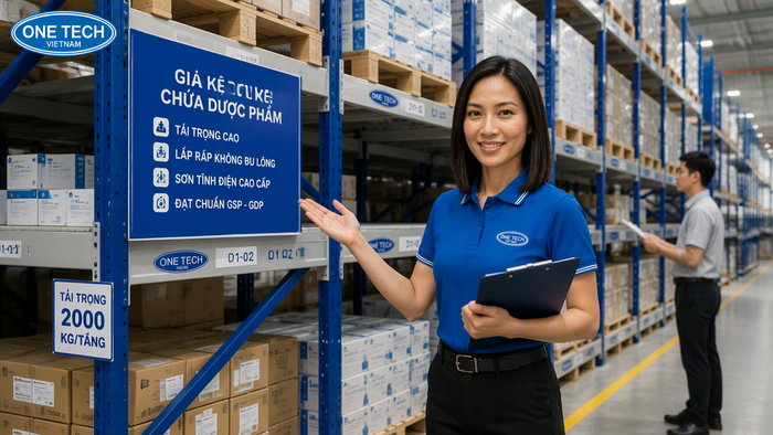 Kệ kho hàng Hưng Yên trực thuộc tập đoàn OneTech