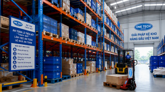 Pallet và thiết bị phụ trợ dùng trong nhà kho Hưng Yên