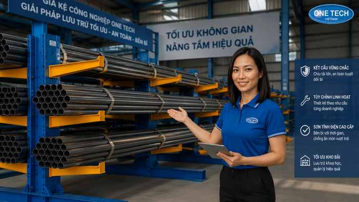 Tư vấn kệ để ống thép Hưng Yên theo yêu cầu kho xưởng