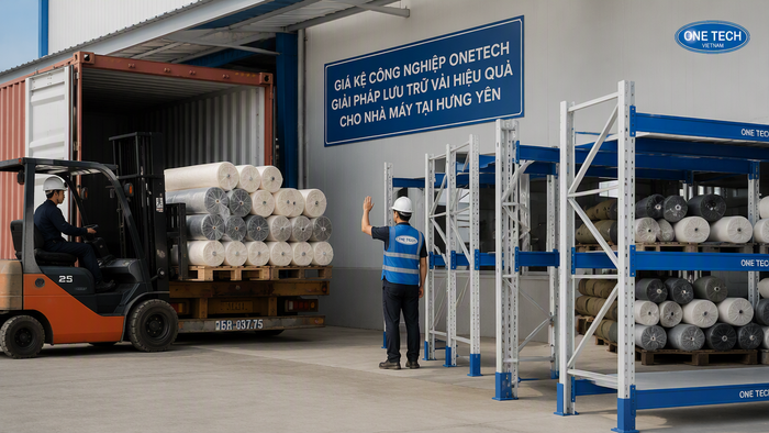 Vận chuyển kệ để vải về khu công nghiệp tại Hưng Yên